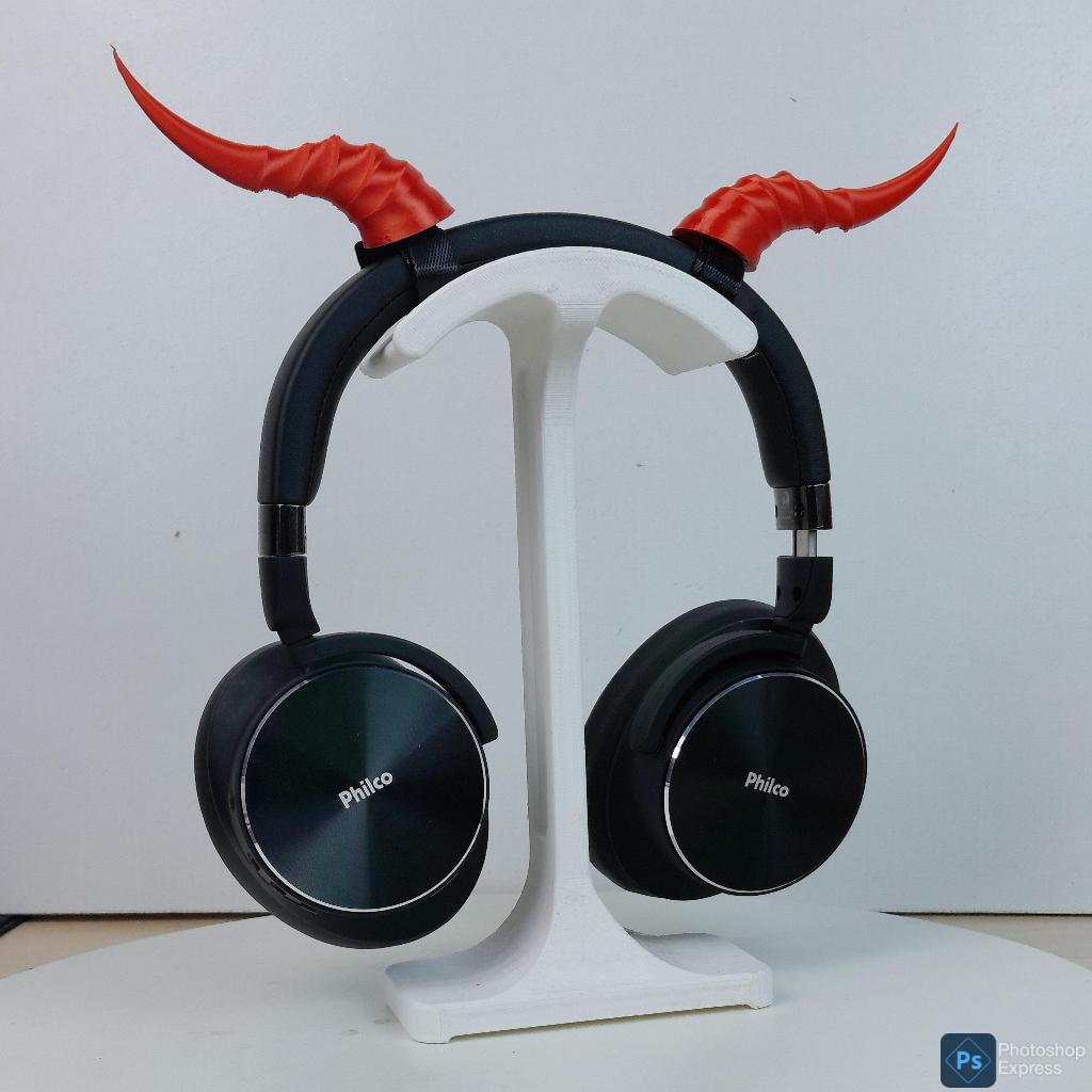 Chifre Dragão Headset | Acessorios Fone de Ouvido | Chifrinhos Cosplay | Random Machine