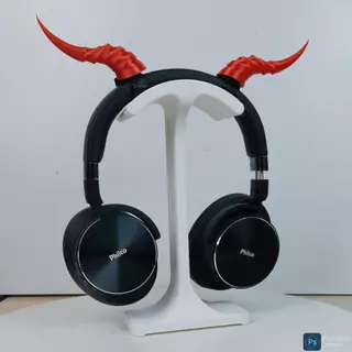 Chifre Dragão Headset | Acessorios Fone de Ouvido | Chifrinhos Cosplay | Random Machine