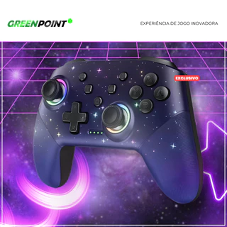 Controle Pro Sem Fio Gamepad Joystick Multi-Plataforma Com LED Compatível /Nintendo/PC/Android/iOS