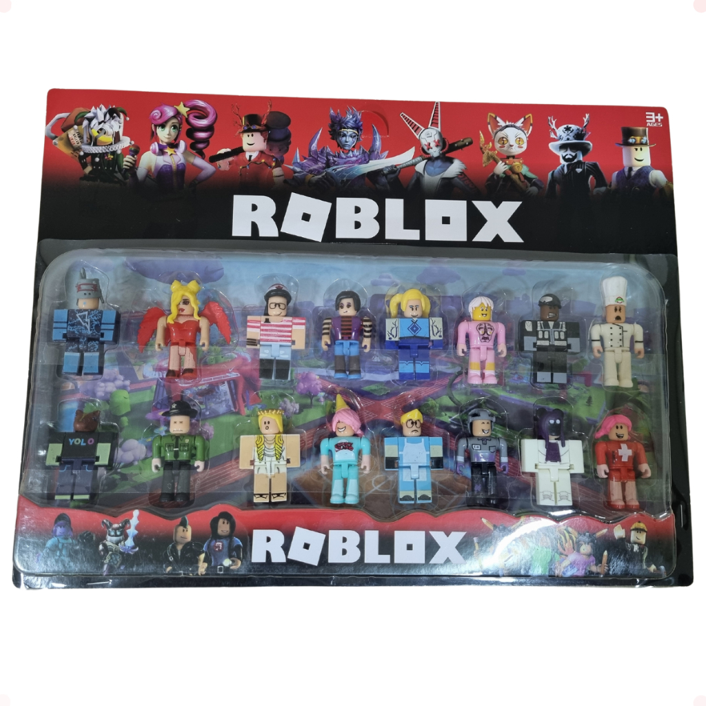 Boneco Roblox Articulado Com 16 Personagens Cartela Tycoon Brinquedo