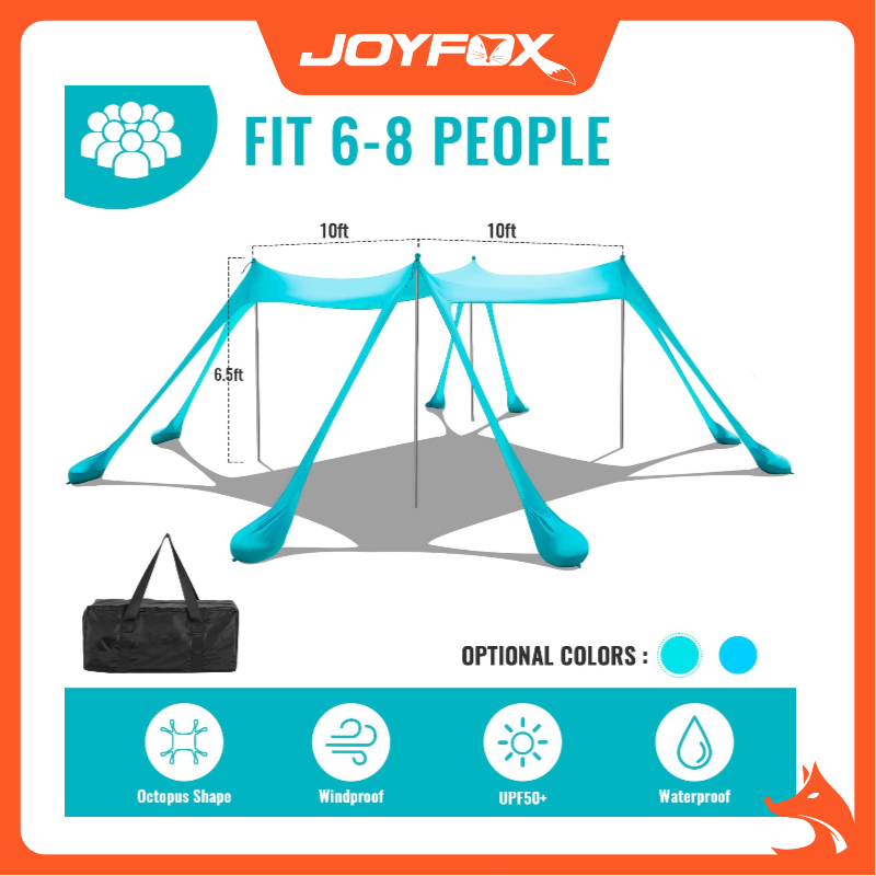 Tenda Gazebo 3 X 3 Barraca Portatil Praia Prova Vento Joyfox