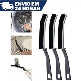 Kit 3 Escova De Limpeza de Frestas Gap , Multifuncional Ferramenta Com Fendas Para Banheiro , De Rasgos Fenda De Cerdas Duras