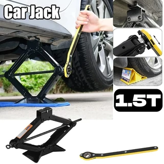 Macaco Automotivo Modelo Sanfona 1.5 Toneladas Com Chave Catraca para Macaco