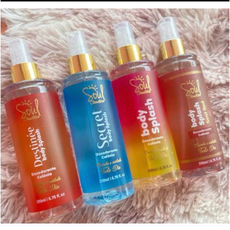 Body splash desodorante colônia - soul cosméticos