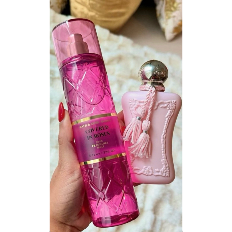 Body Splash - Covered in Roses - Bath & Body Works | Shopee Brasil