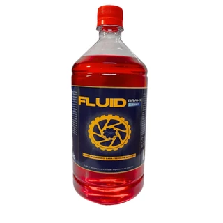 Fluido De Freio Disco Mineral Vermelho Hidraulico Bike 1 Litro