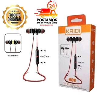 Fone Sem Fio Bluetooth Fitness Sports Kaidi KD-901 Academia Corrida Original
