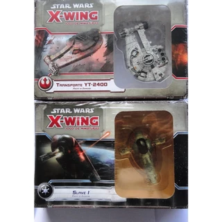 star wars jogo x-wing galapagos em portugues slave 1 boba fett + transporte yt-2400