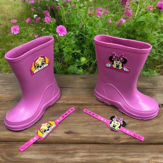 bota infantil menina menino galocha chuva antiderrapante