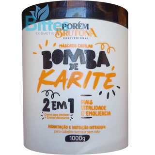 Máscara Bomba De Karité Brutona 2em1 Pentear+hidratante 1kg
