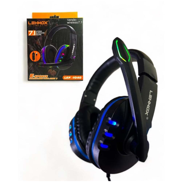 Fone De Ouvido Gamer Rgb Entrada Usb