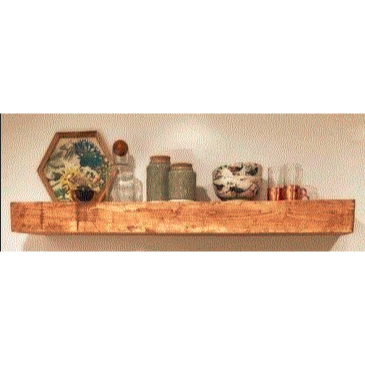 Prateleira 100x20 Suporte Invisível Madeira Maciça