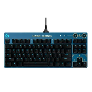 Teclado Mecânico Logitech G PRO GX TKL Edição League of Legends (Contém marcas de uso)