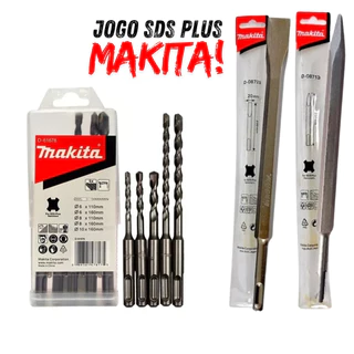 Jogo De Broca Sds Plus + Talhadeira + Ponteiro Makita Original