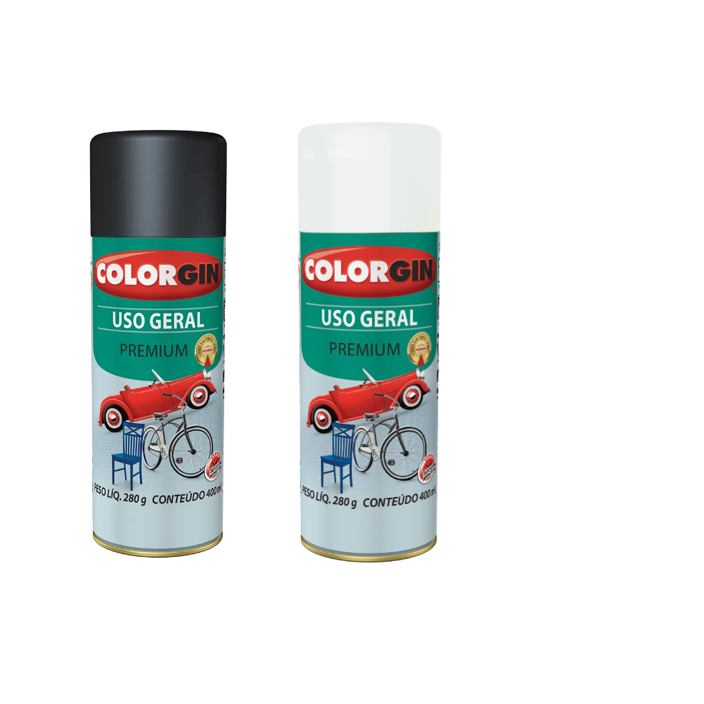 Spray Uso Geral Colorgin 280g - Escolha a sua Cor! | Shopee Brasil