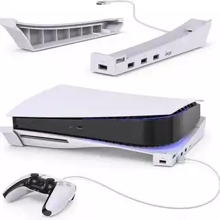 suporte de console para ps5 base de horizontal playstation 5 acessórios de disco e edição digital