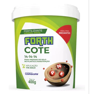 ADUBO FERTILIZANTE FORTH COTE CLASSIC 400 g 14-14-14 JARDINAGEM AMADORA
