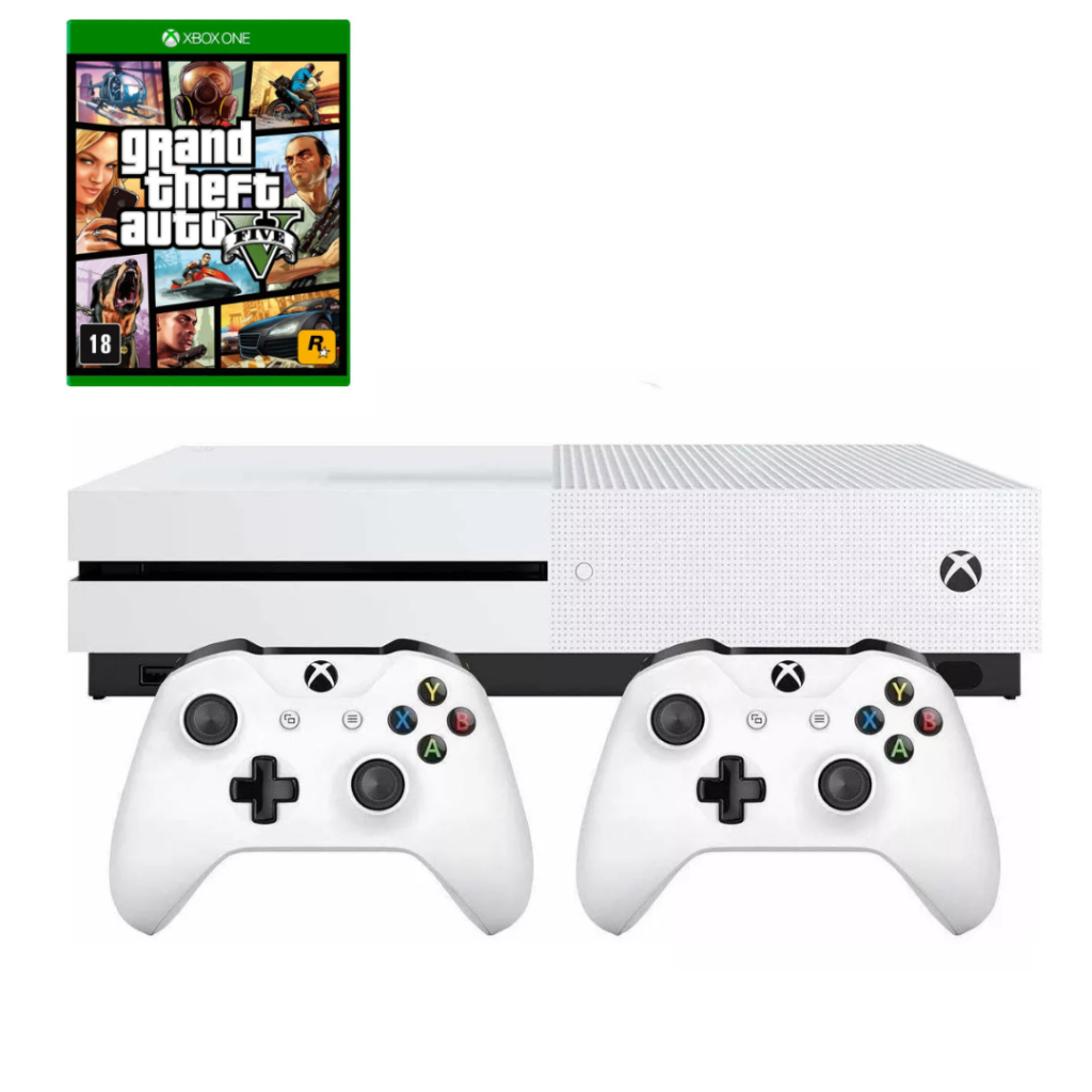 Microsoft Xbox One S 500 hotsell GB White Console Black/White