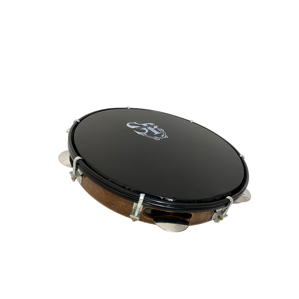 Pandeiro Profissional 11 Polegadas Madeira Mdf Pele Black Sp Percussion ...