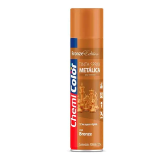 TINTA SPRAY 400ML METALICA BRONZE CHEMICOLOR