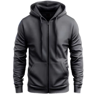 Moletom Masculino Ziper Com Bolso Canguru E Capuz Jaqueta