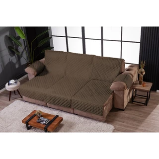 Capa Para Sofá Reclinável De 3 Módulos 3,00m x 2,40m Elegance Premium Não Escorrega