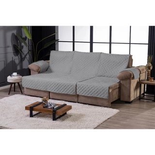 Protetor De Sofá Retrátil De 3 Lugares 2,40m x 2,40m Elegance Com Porta Objetos