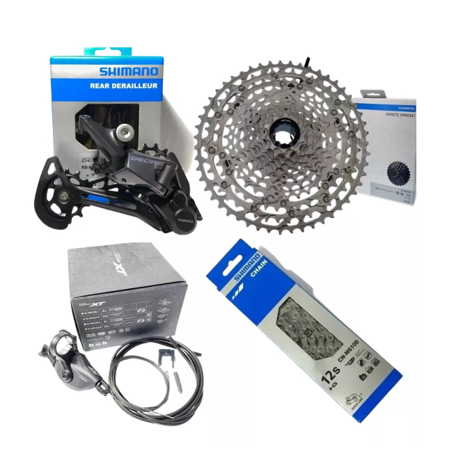 Kit Grupo Shimano Deore M6100. 12v. Cassete 10-51t. | Shopee Brasil
