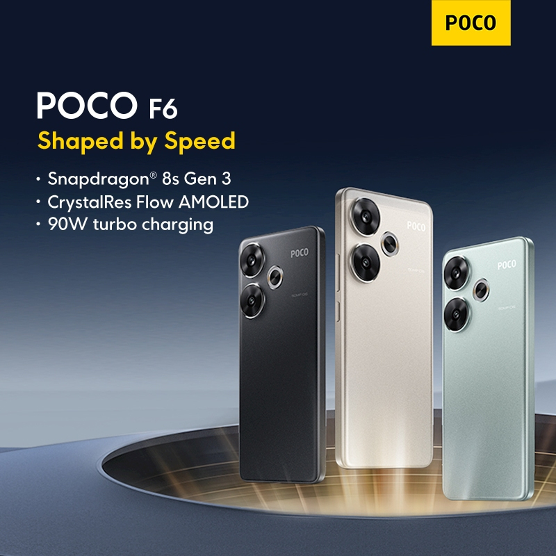 Smartphone Xiaomi POCO F6 Dual SIM de 256GB / 8GB RAM de