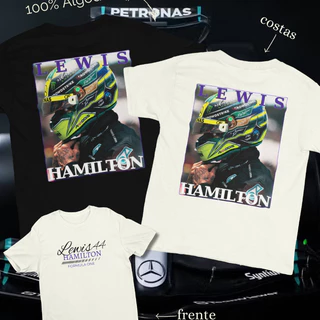 CAMISETA LEWIS HAMI-LTON [F1 COLLECTION] [100% Algodão]