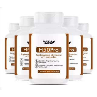Pague 3 Leve 5 un - H50 Pro - 300 Cápsulas - Natucaps - Envio Imediato