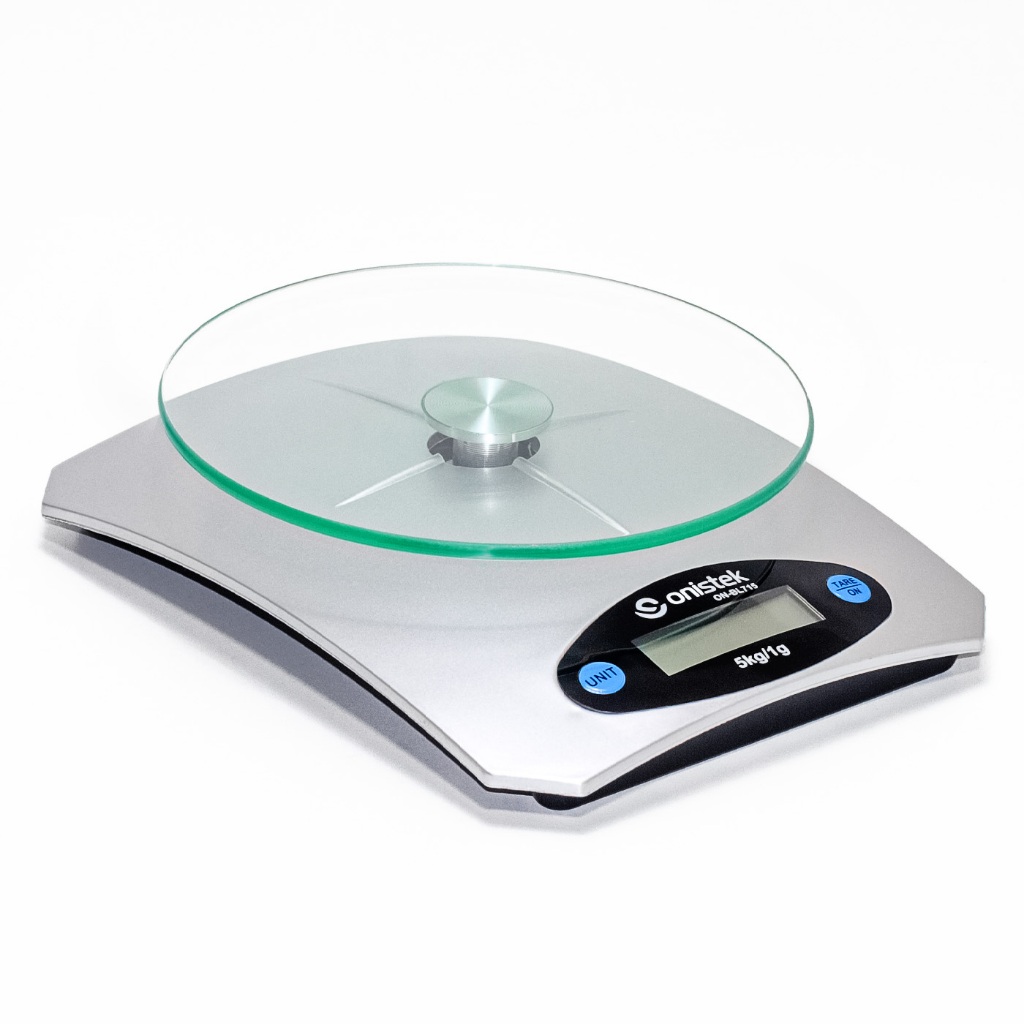 Balança Digital LCD de Alta Precisão Até 5kg Plataforma de Vidro Alta Resistência Portátil Cozinha Receitas Alimentação Nutrição Dieta Laboratórios Joalherias