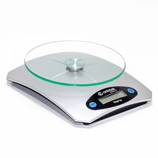 Balança Digital LCD de Alta Precisão Até 5kg Plataforma de Vidro Alta Resistência Portátil Cozinha Receitas Alimentação Nutrição Dieta Laboratórios Joalherias