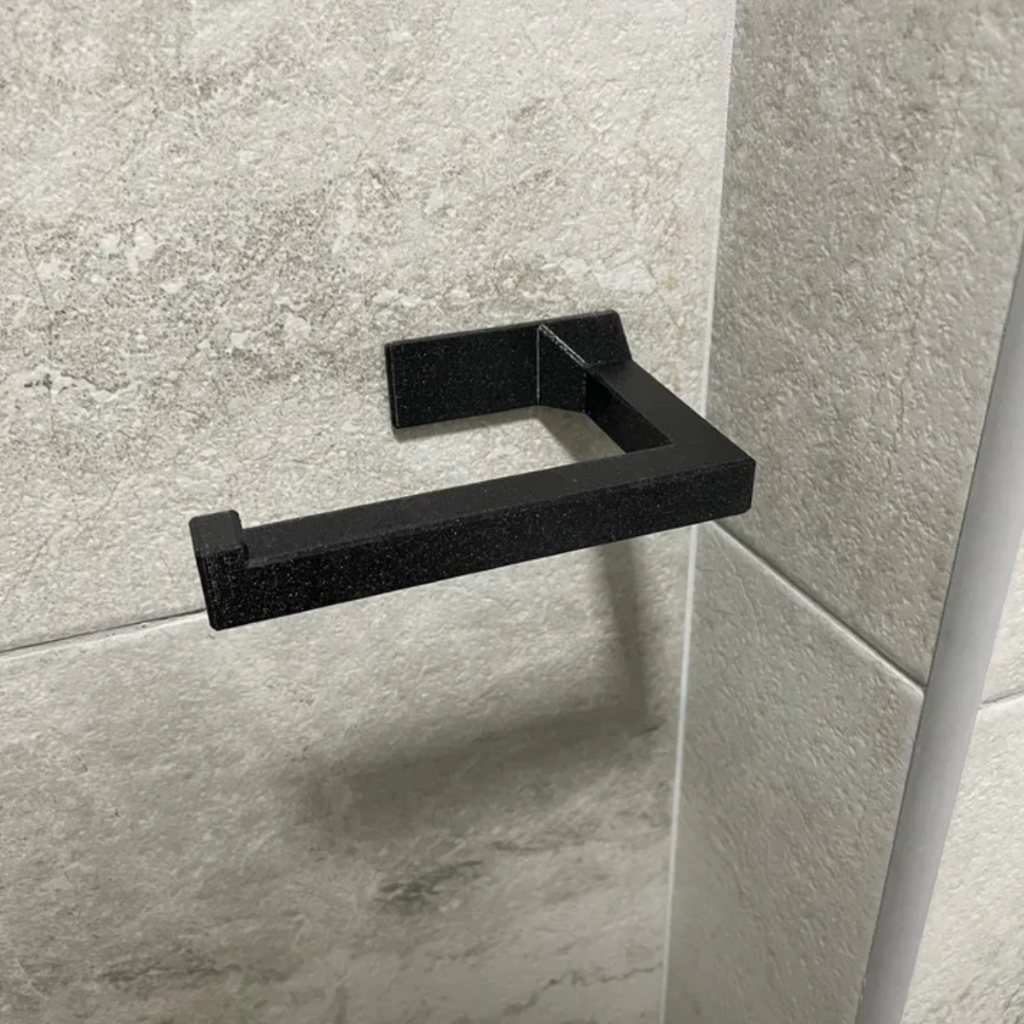 Suporte Porta Papel Higiênico Parede 3D Adesivo 3m Elegante