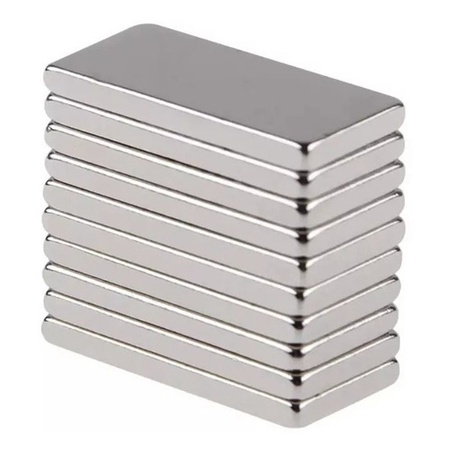 Imã Neodímio 20x10x2 mm Imãs Fortes