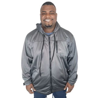 Jaqueta Plus Size Moletom NBA com Capuz Fechamento por Zíper