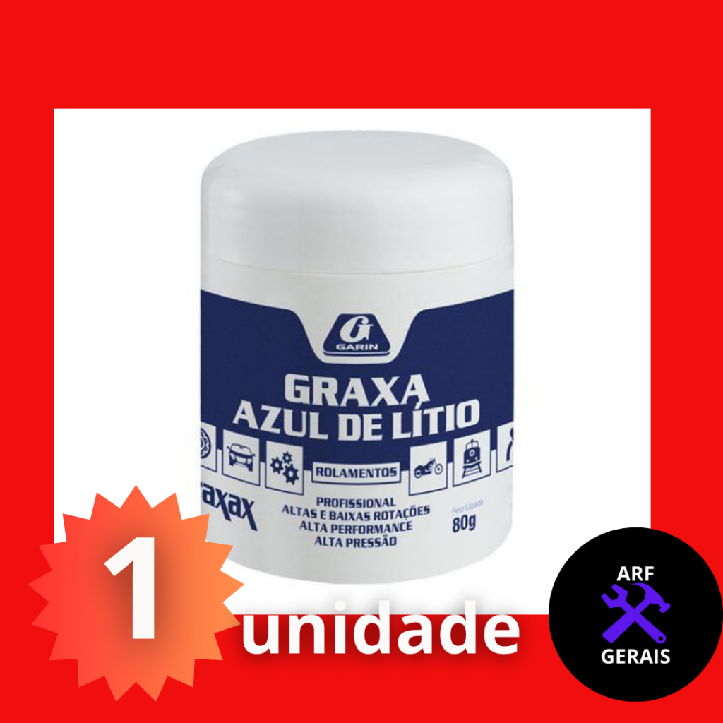 Graxa Azul Para Rolamentos 80gr Garin BLUE
