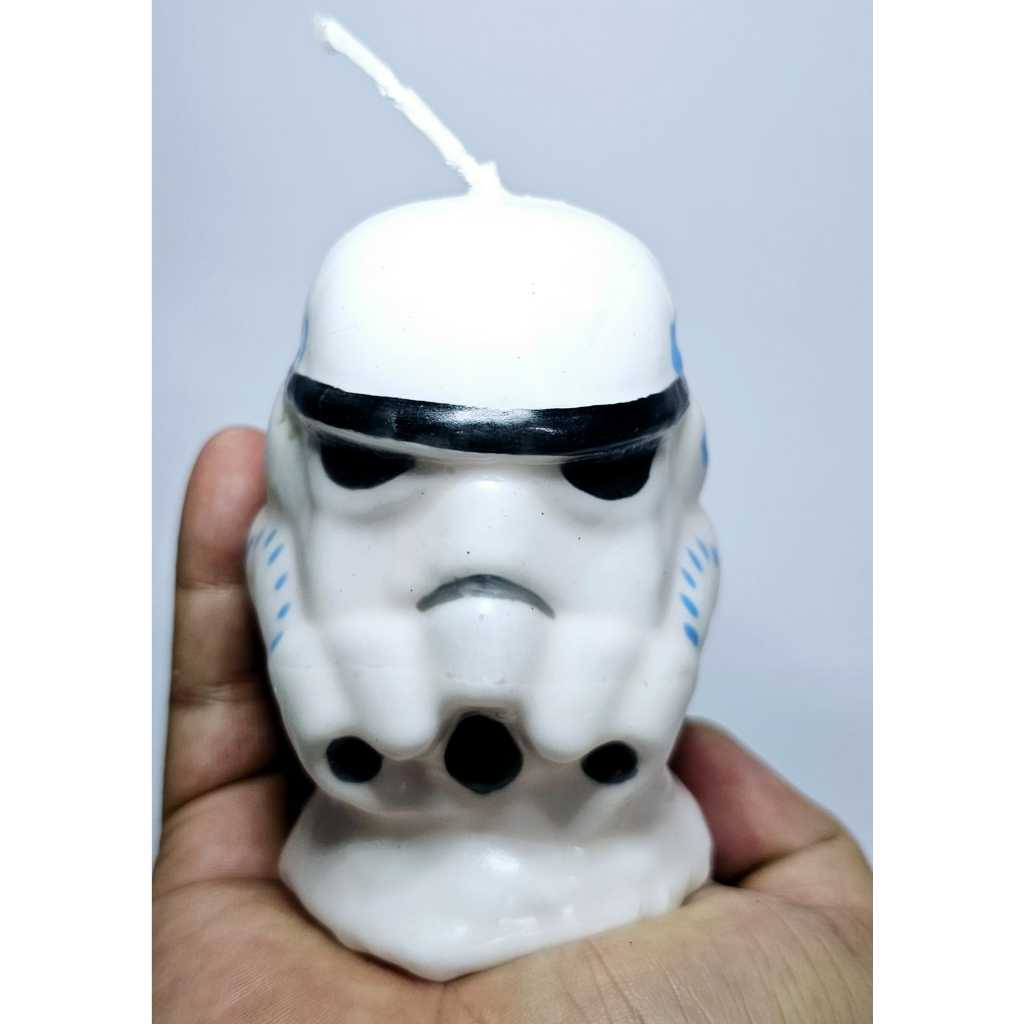 Grande Vela de Aniversário Decoração Festa Star Wars Stormtrooper