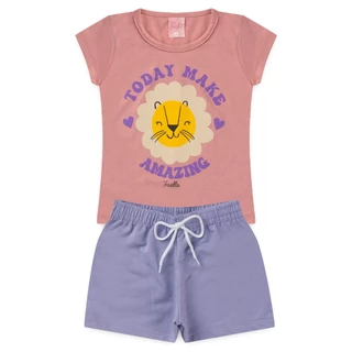 Conjunto Infantil Menina Verão 1 ao 14 - PRONTA ENTREGA