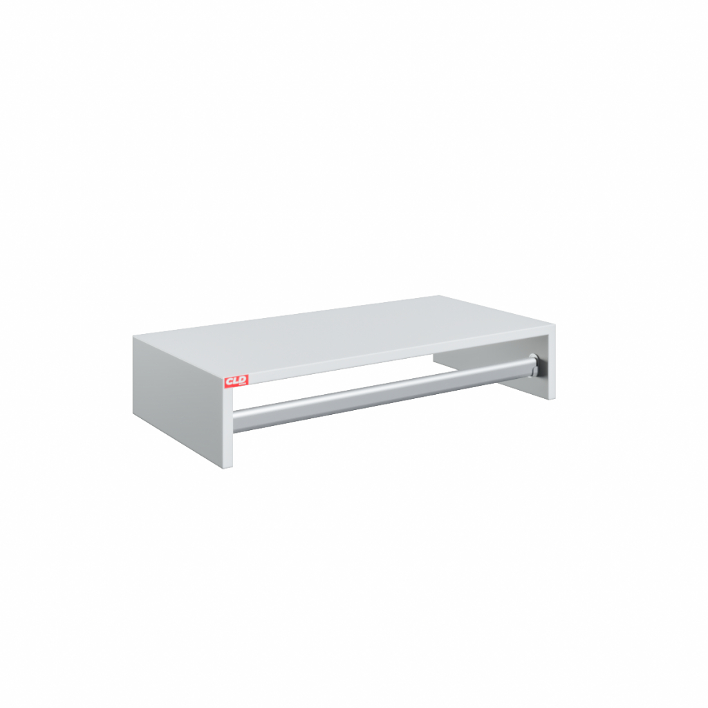 Suporte Cabideiro 60 Cm Branco CLD 06012