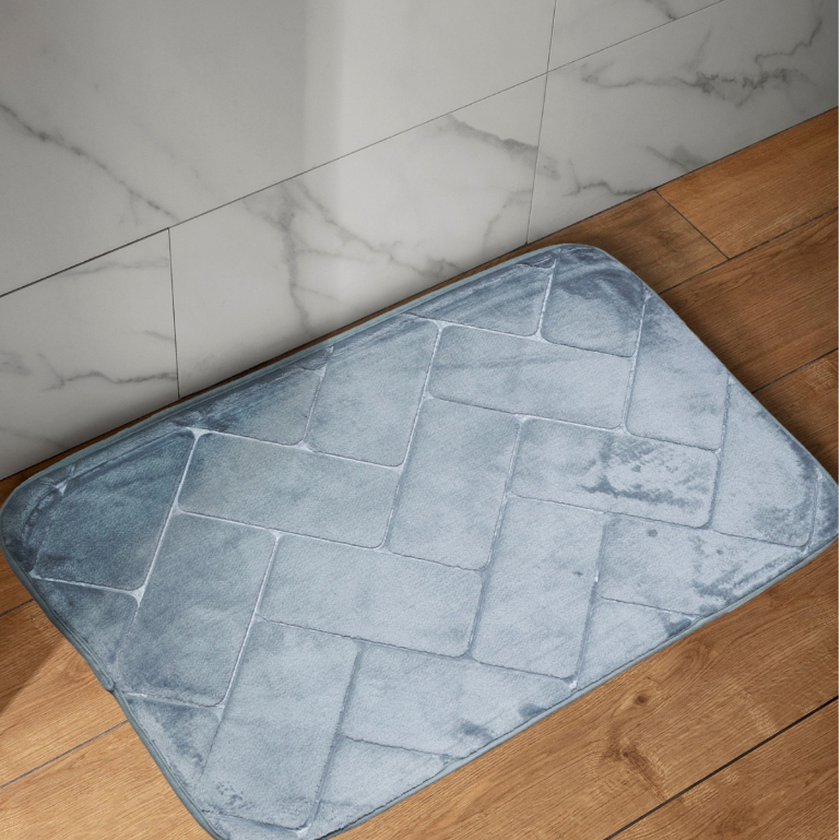Tapete De Banheiro Antiderrapante Super Soft Macio Luxo 60cmx40cm