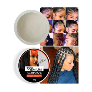 Cera Modeladora Tranças Incolor Cabelo Box Braid Baby Hair Nagô Boxeadora Baby Hair low Poo 150g Dulux