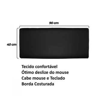 Mousepad Gamer Profissional 90x40 Cm Desk Pad Alta Qualidade PROMOÇÃO