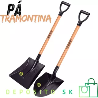 PÁ Tramontina COM CABO DE 71CM DE BICO E QUADRADA