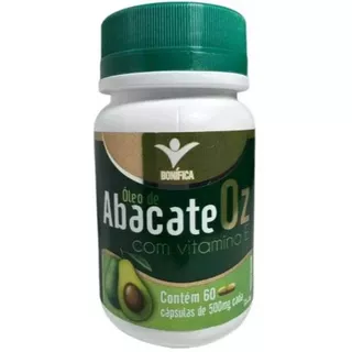 Óleo De Abacate Ozonizado Em Cápsulas + Vitamina E - 60 Cápsulas Original