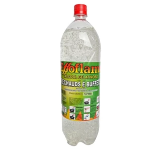 Gel Acendedor 1,7kg - 2l Para Fondue Rechaud Churrasqueira Álcool Gelatinoso Buffets