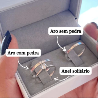 Par de alianças 2mm de namoro prata 950