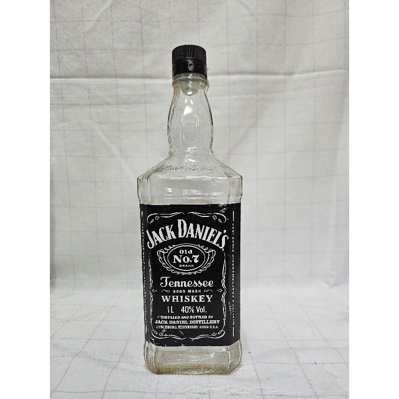 Garrafa Vazia Jack Daniel's 1 Litro.(Cod.414). | Shopee Brasil