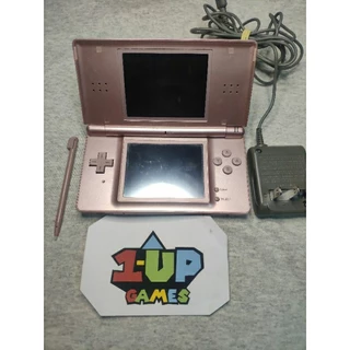 Nintendo DS LITE rosa e fonte. liga mas não dá tela