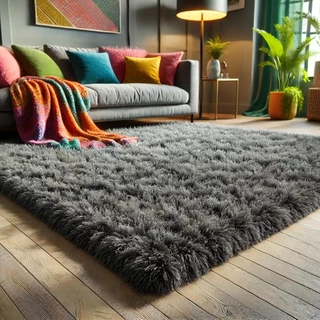 Tapete Sala Peludo 1,00 x 1,50 Quarto Felpudo